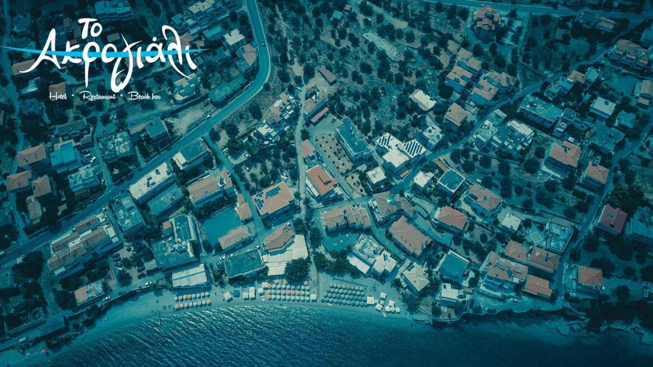 Akrogiali Hotel Restaurant Xiropigado Exteriér fotografie